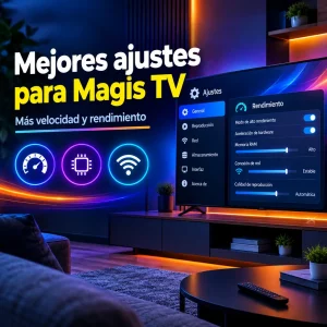 Mejores ajustes para el rendimiento de Magis TV